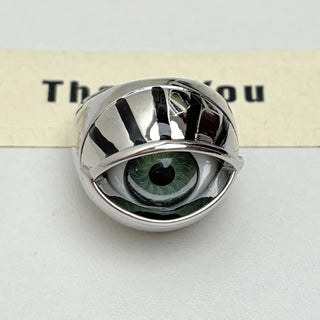 EYE Sphere-shaped openwork ring