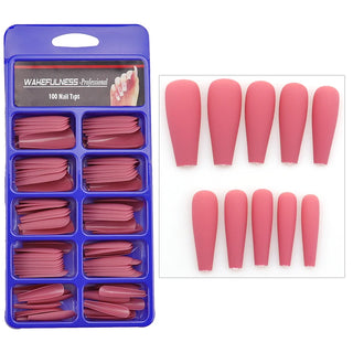 Long Matte Nails Beauty Nails Cute Stiletto Nails Long Pointy 100pcs/Box  Matte Black Stiletto Nails - Full Set  Edgy Black N
