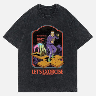 Pizza Magic Ball Tshirt Wash Denim Cotton Y2k Women T-shirts Men Fugees Men Clothing T Shirt Tiki