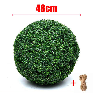 Ball Plant Topiary Faux Boxwood Decorative Balls for Backyard Balcony Garden Wedding Home Decor