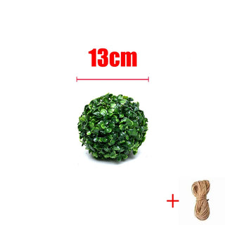 Ball Plant Topiary Faux Boxwood Decorative Balls for Backyard Balcony Garden Wedding Home Decor