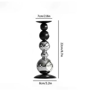 Metal Candle Holder Antique Wedding Bar Hotel Retro Atmosphere Candlestick Church Prayer Candlelight Desktop Home Decoration