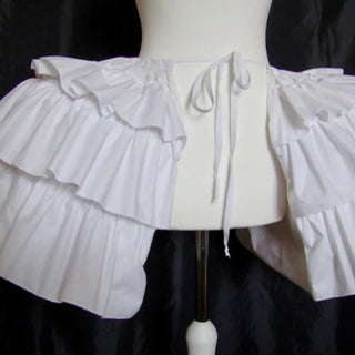 Petticoat Lovely Skirt Support Elastic Waist Half Skirt Vintage Ruffle Cosplay