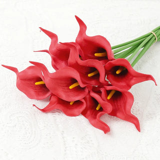 2/5Pieces Real Touch Calla Lily Romantic Artificial Flower Home Decoration Faux Flowers