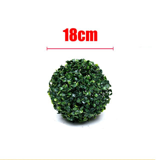 Ball Plant Topiary Faux Boxwood Decorative Balls for Backyard Balcony Garden Wedding Home Decor