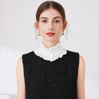 Small Fashion Lace Ruffled Multi-layer Fake Collar Versatile Detachable Mesh Decorative Collar Performance Accessories