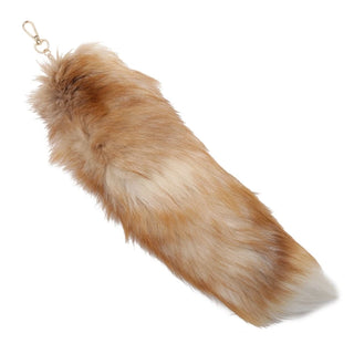 40cm Furry Animal Tails Keychain Gifts Cute Plush Fox Tail Keyrings for Designer bag accessory Bag Car Key Charms Wholesale